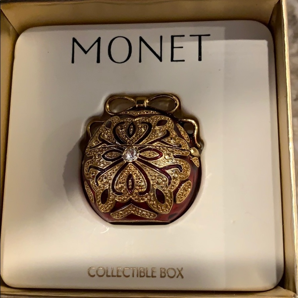 Monet ornament trinket box